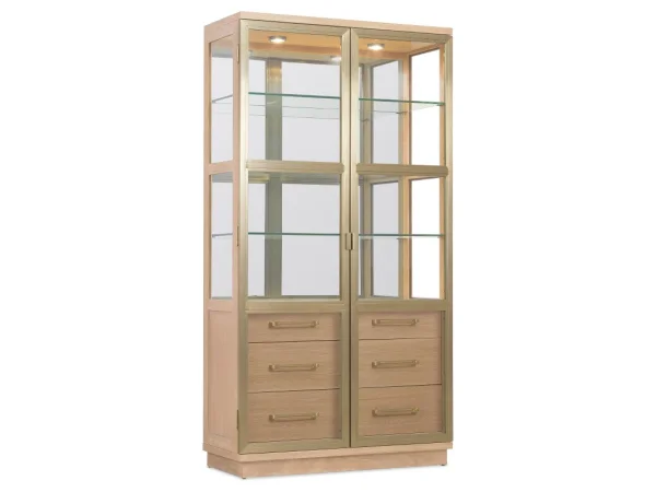Banyon Bay Display Cabinet Dining Storage Brown