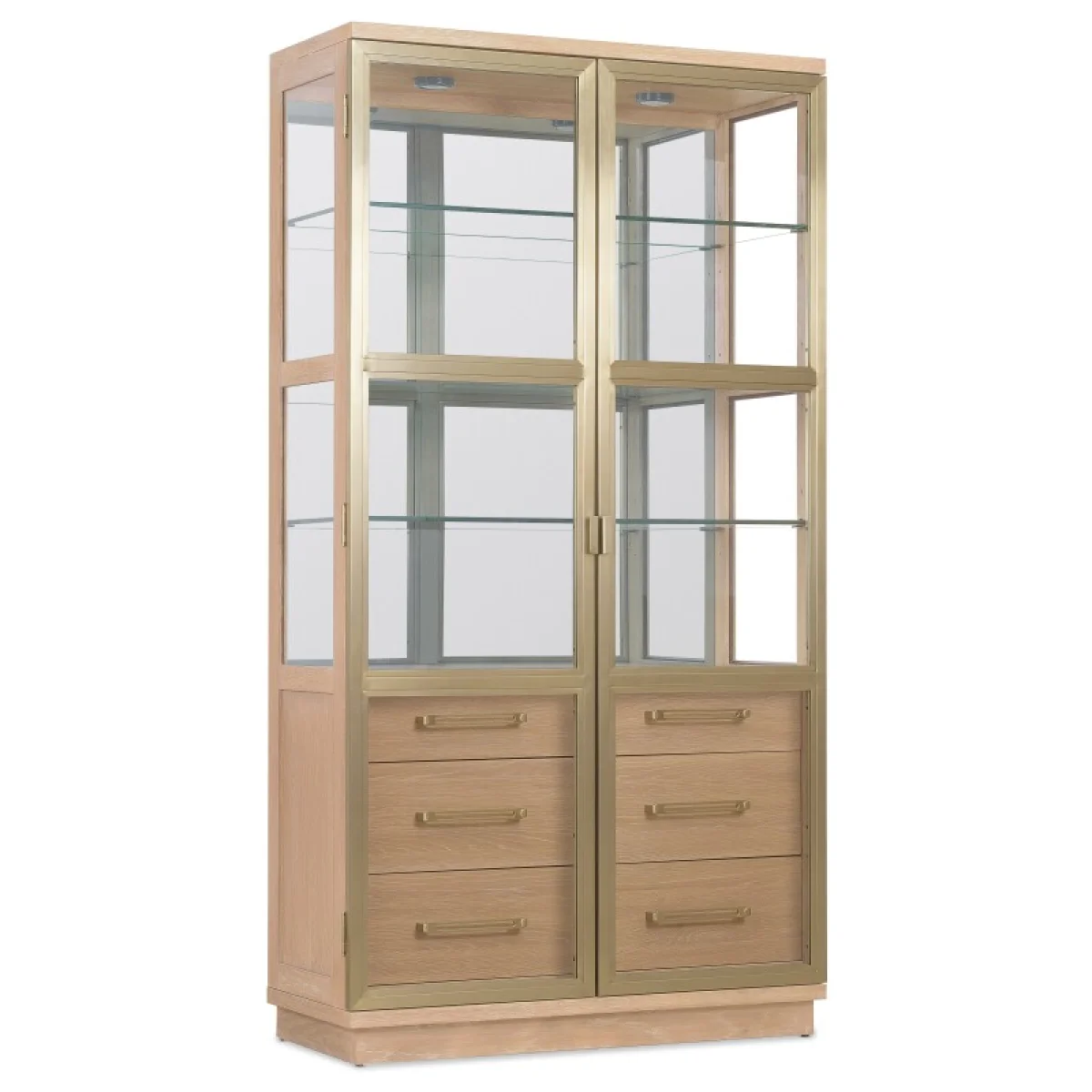 Banyon Bay Display Cabinet Dining Storage Brown 8