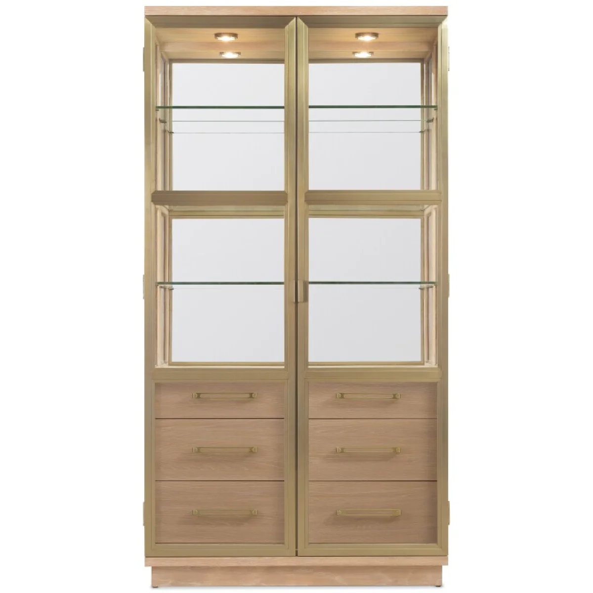 Banyon Bay Display Cabinet Dining Storage Brown 9