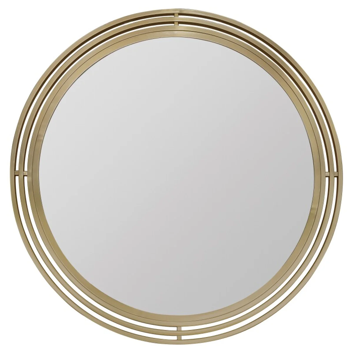 Banyon Bay Round Mirror Bedroom Mirrors Gold 4