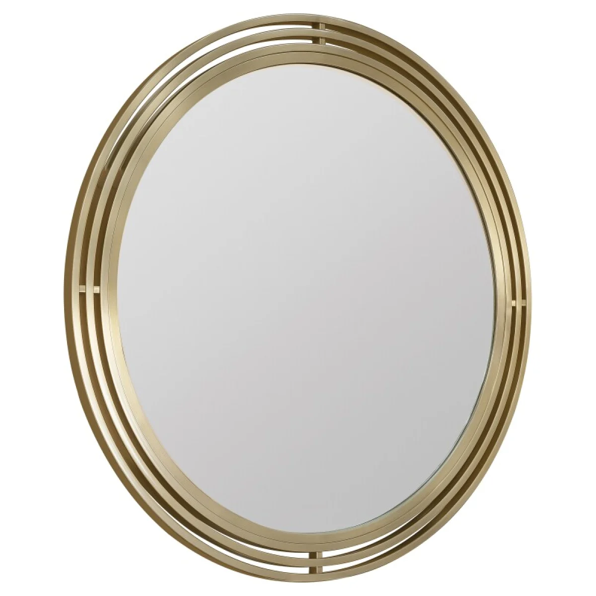 Banyon Bay Round Mirror Bedroom Mirrors Gold 6