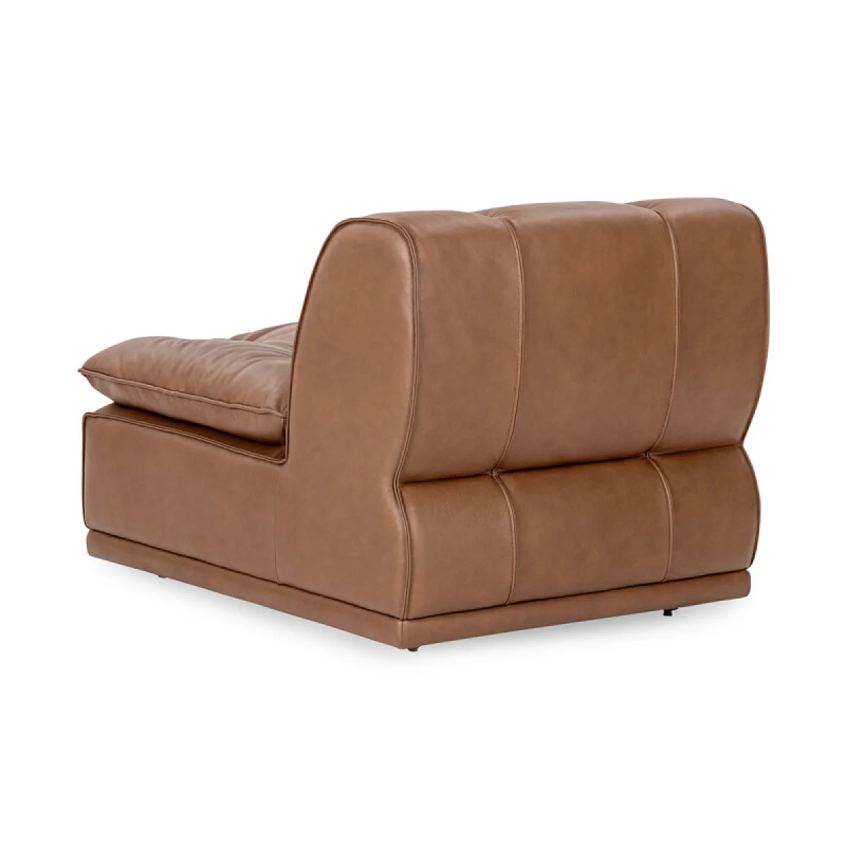 Haven Upholstered Armless Chair White Chairs Brown 8