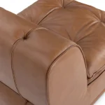 Haven Upholstered Armless Chair White Chairs Brown 18