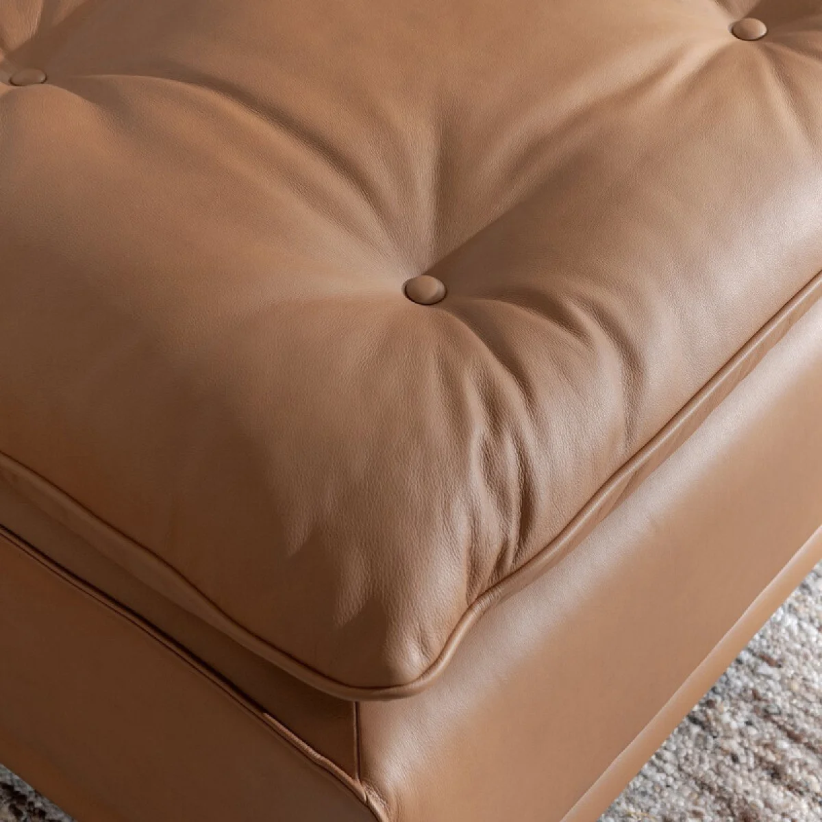 Haven Upholstered Armless Chair White Chairs Brown 11