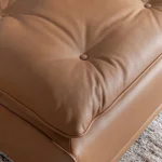 Haven Upholstered Armless Chair White Chairs Brown 20
