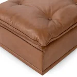Haven Upholstered Ottoman White Ottomans & Poufs Brown 17