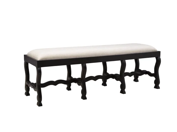 Black Romeo Bench Chairs & Benches black