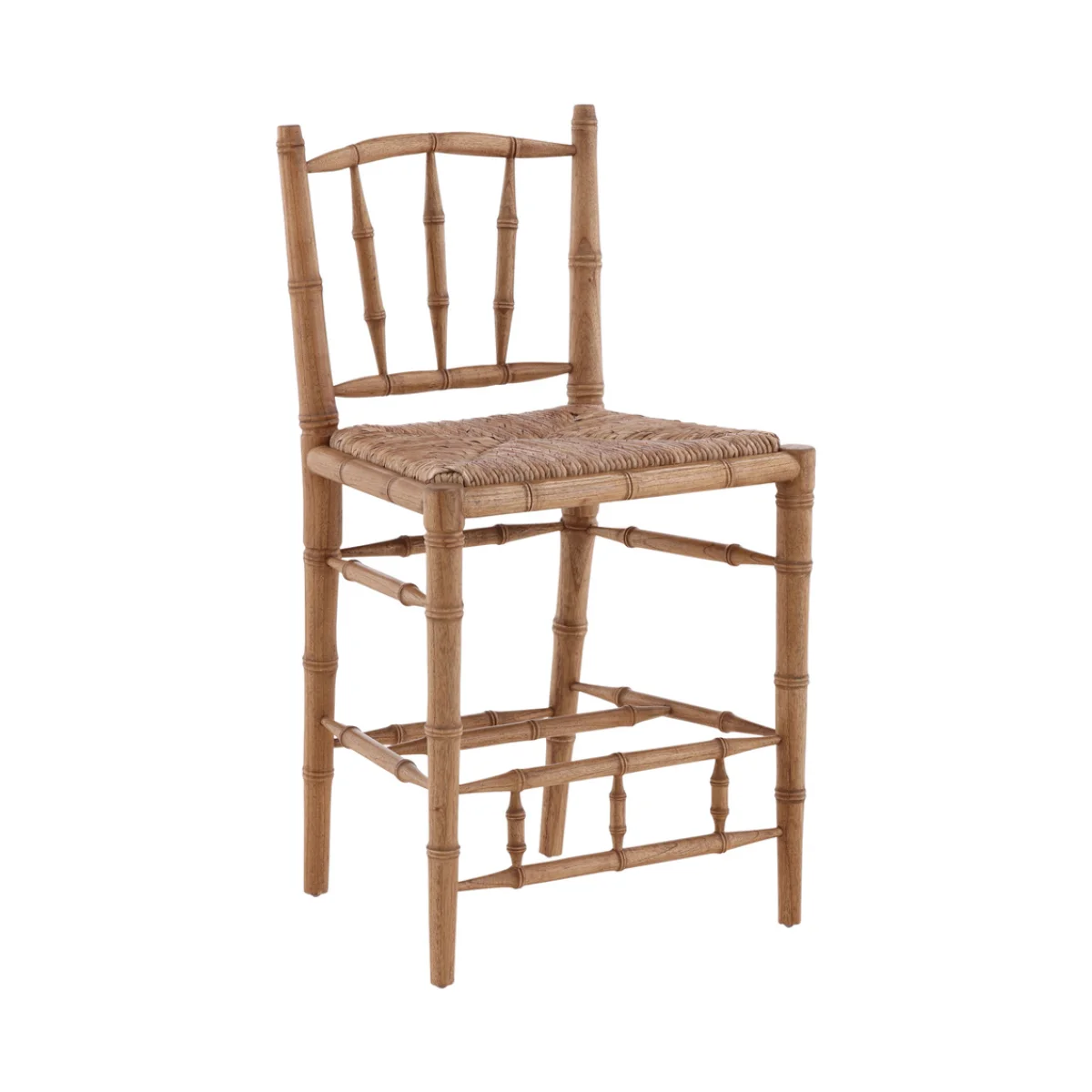Natural Bamboo Counter Stool Barstools Barstools 4