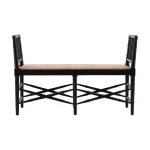 Black Palm Bench Chairs & Benches black 11