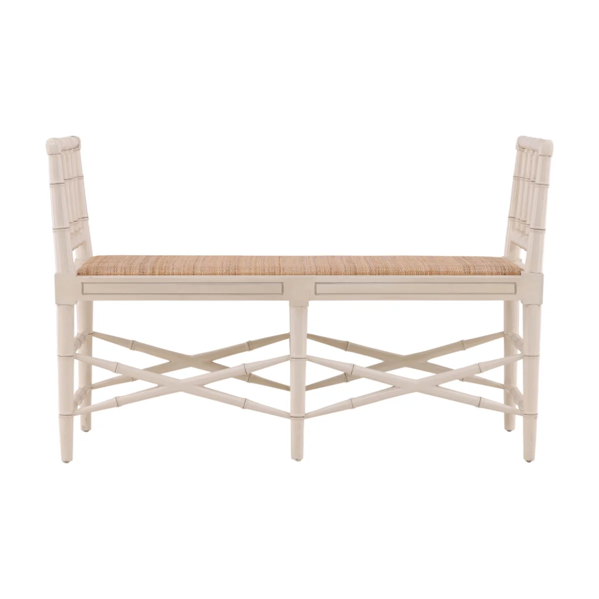 Cream Palm Bench Chairs & Benches Chairs & Benches 6