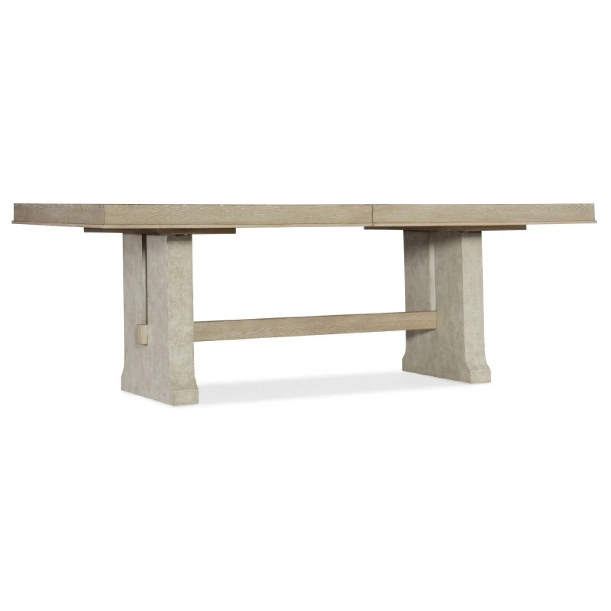 Cascade Rectangle Dining Table with 1-22 in Leaf Dining Tables Brown 4