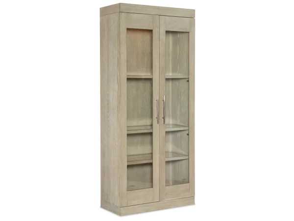 Cascade Display Cabinet Dining Storage Brown