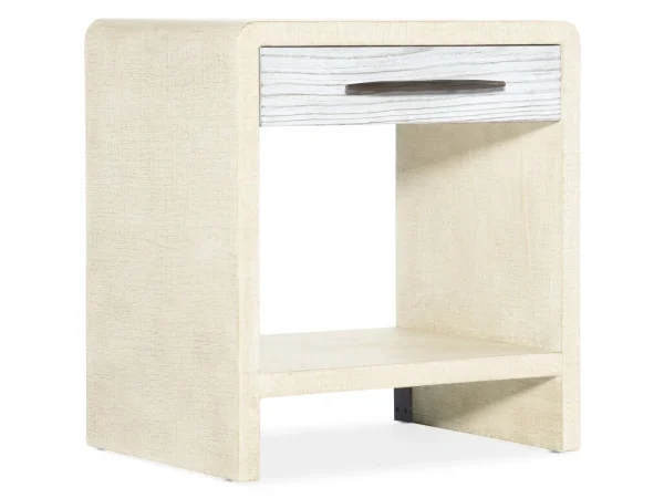 Cascade One-Drawer Nightstand Nightstands Cream