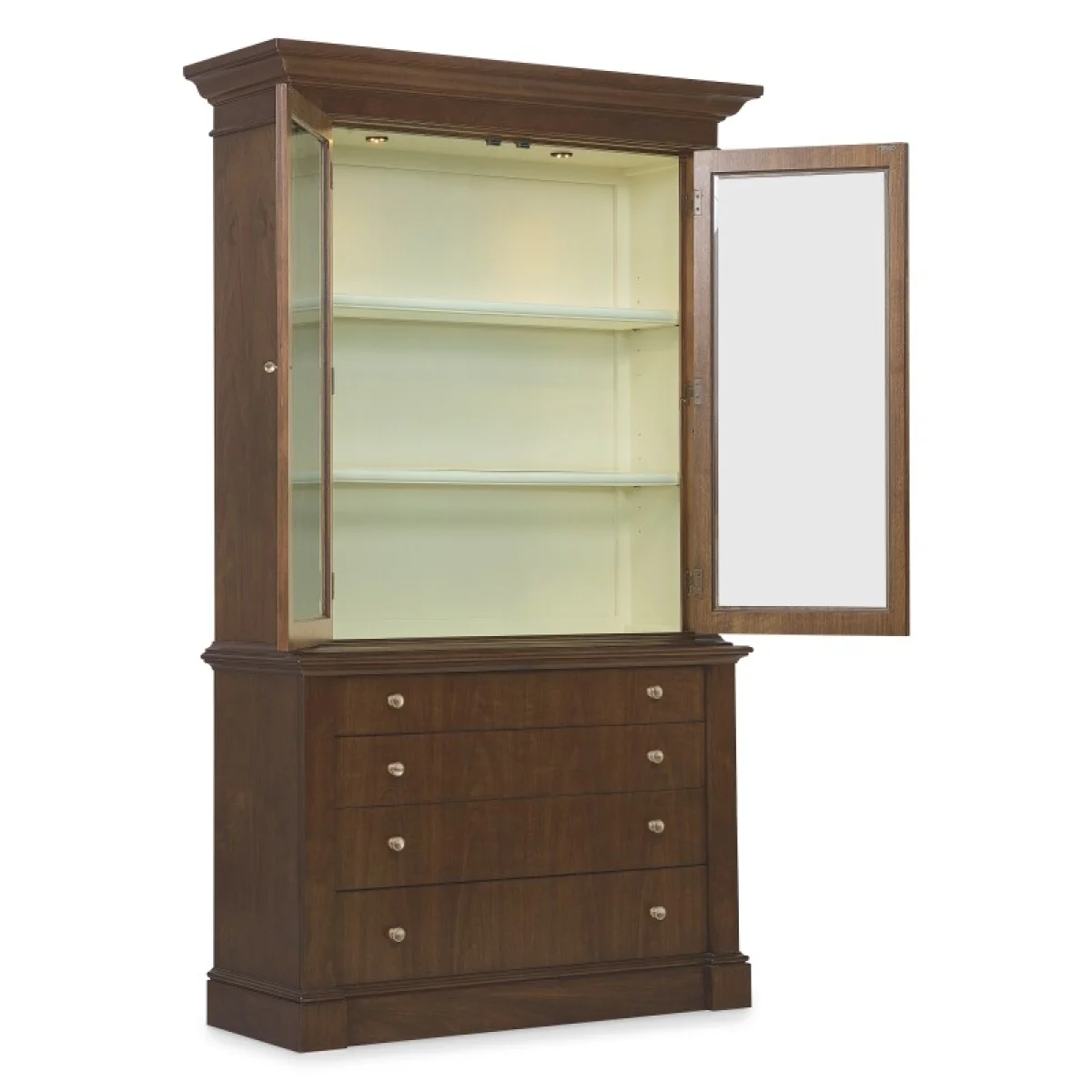 Archives Display Cabinet Dining Storage Brown 6