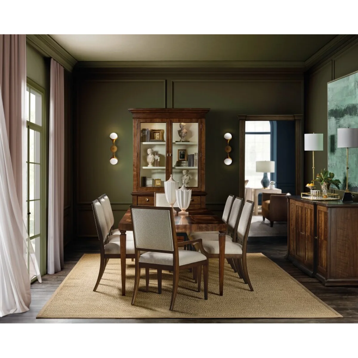 Archives Display Cabinet Dining Storage Brown 11