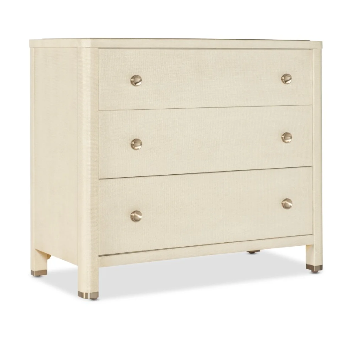 Archives Raffia Three-Drawer Chest Chests Brown 4