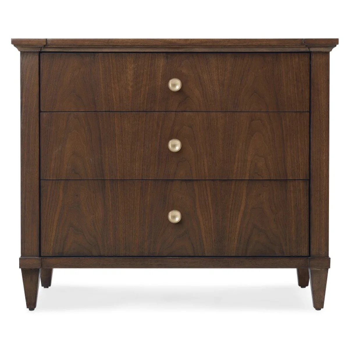 Archives Three-Drawer Nightstand Nightstands Brown 6