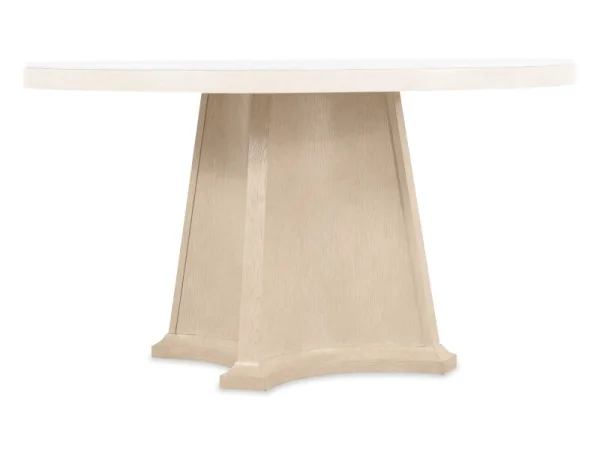 Westwood Round Dining Table with One 20-inch Leaf Dining Tables Brown 24