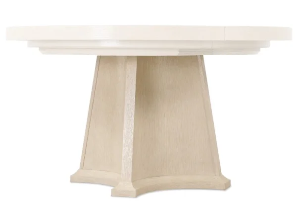 Westwood Round Dining Table with One 20-inch Leaf Dining Tables Brown 25