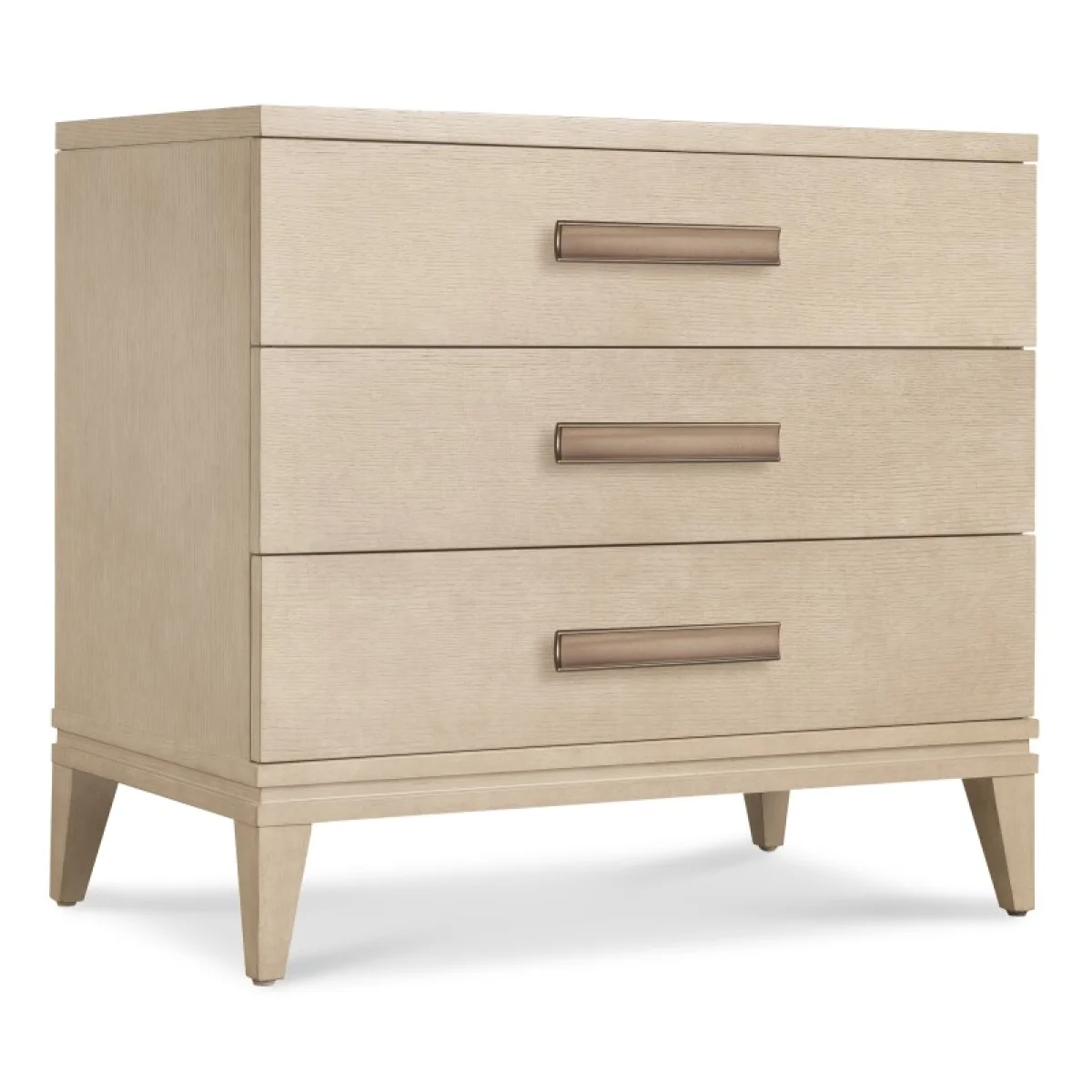 Westwood Three-Drawer Nightstand Nightstands Brown 4