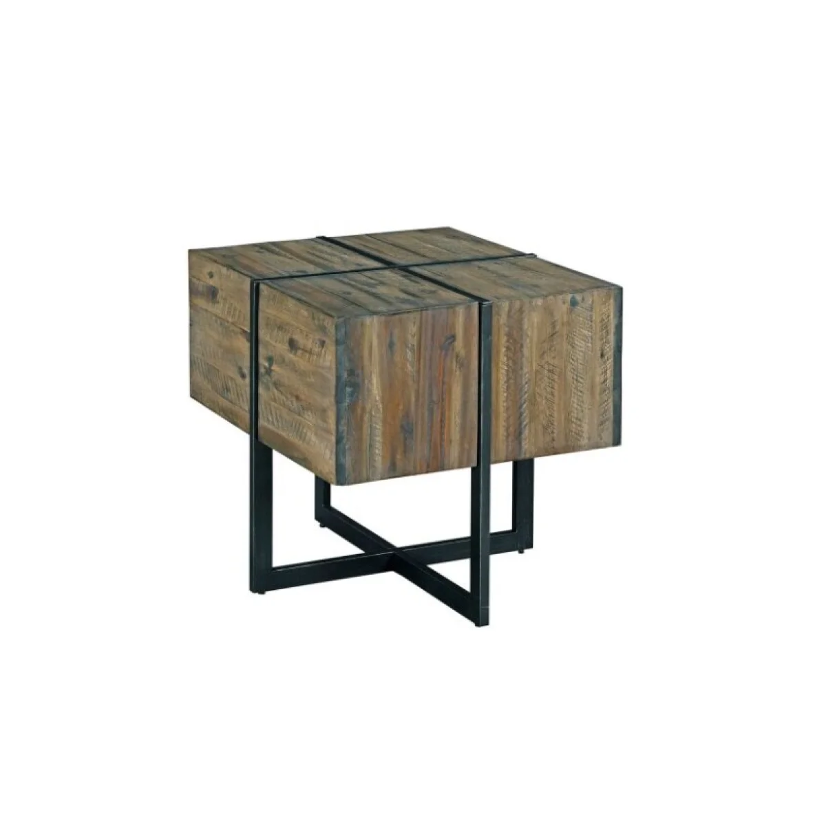 Modern Timber Accent End Table End tables black 4