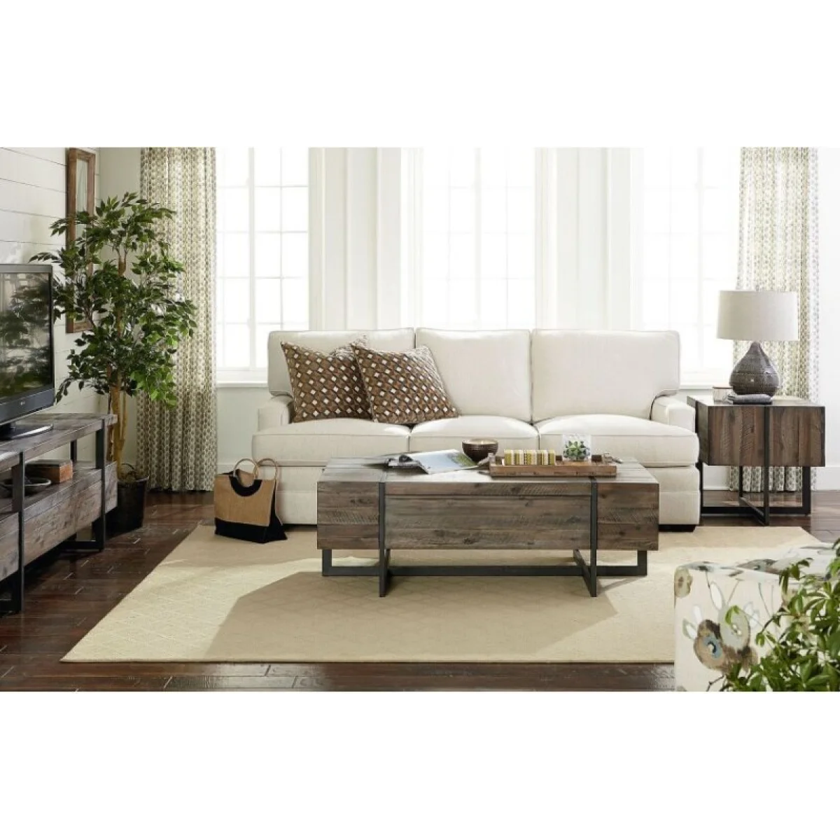 Modern Timber Accent End Table End tables black 8
