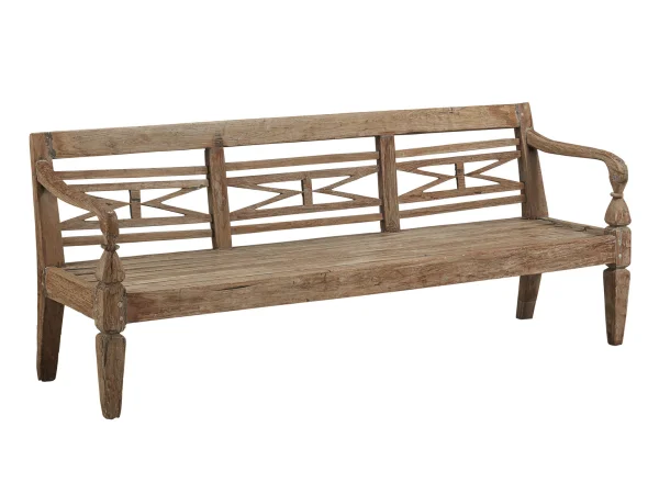 Antique Plantation Grown Teak Bench Chairs & Benches Brown