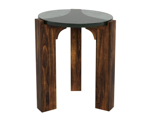 Round End Table Base End tables Brandy Glass