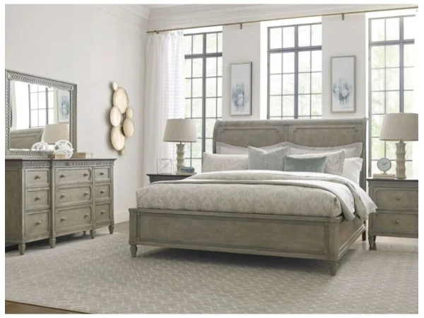 Savona Anna Sleigh Queen Bed Complete Beds American Drew