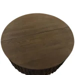 Round Cocktail Table Cocktail & Coffee Tables Brown 18