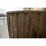 Round End Table End tables Brown 14