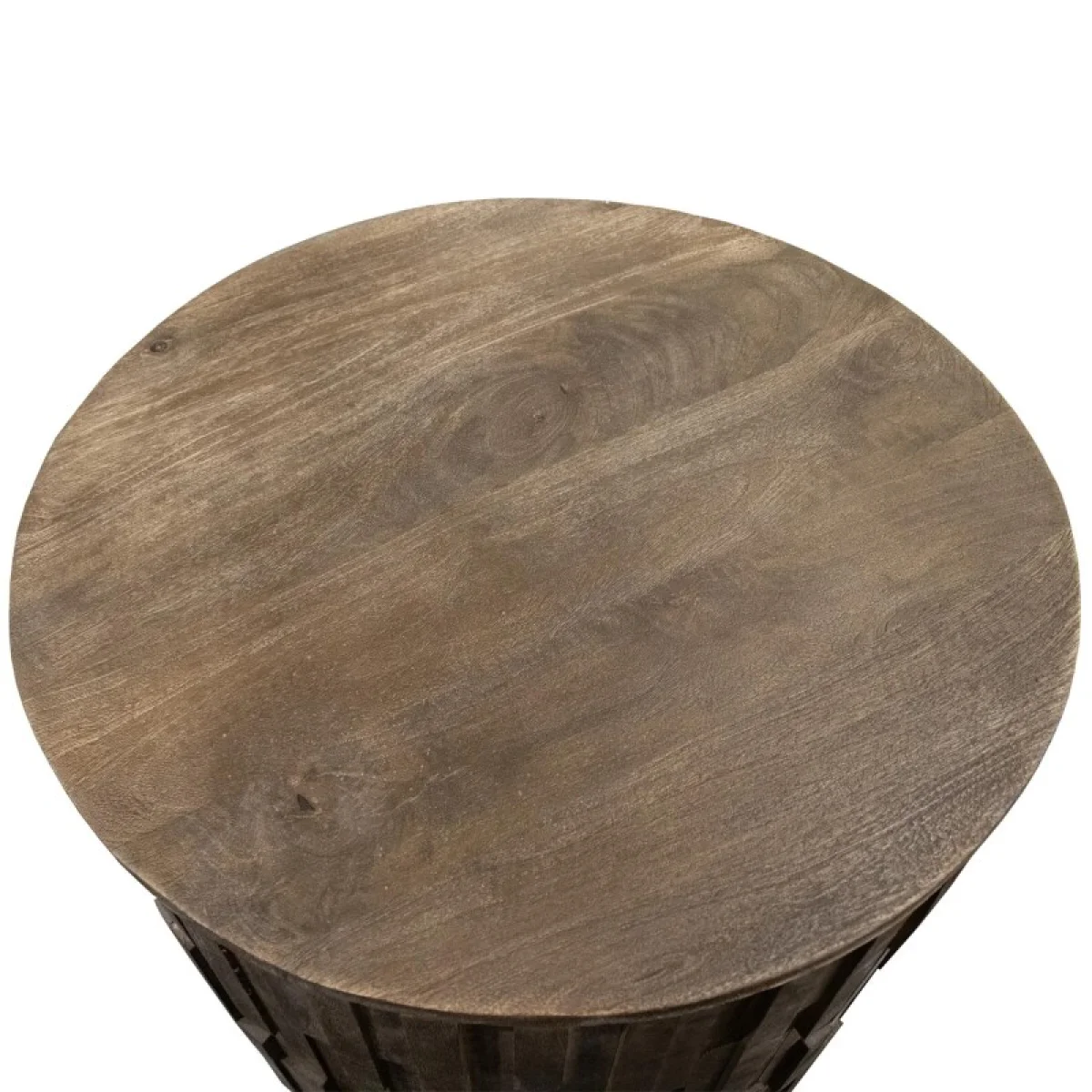 Round End Table End tables Brown 8