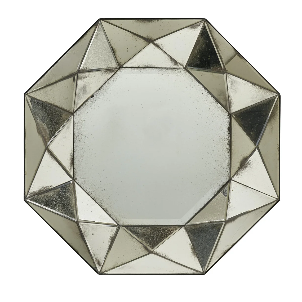 Tawny Octagonal Mirror Mirrors Brown 4