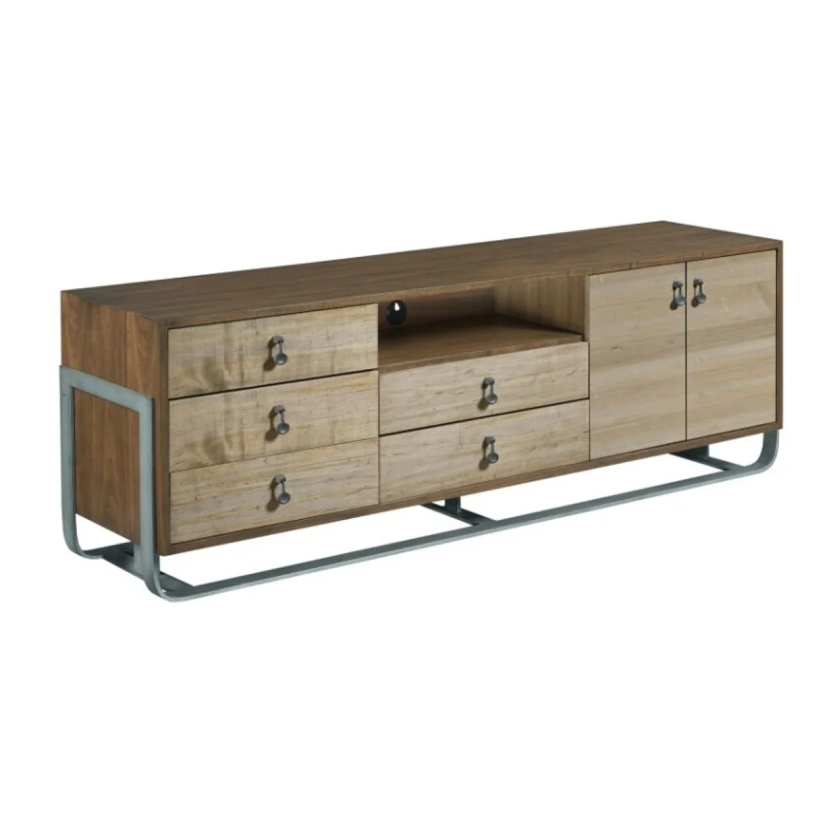 Synergy Panorama Tv Console Entertainment Stands Brown 4