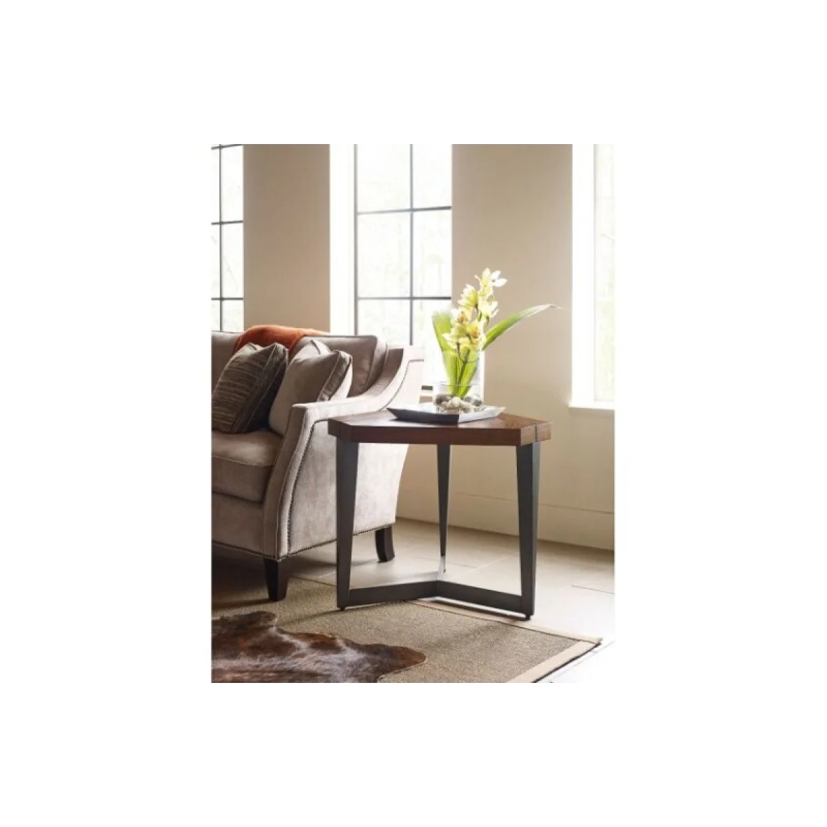 Synergy Triangulate Lamp Table End tables Brown 6