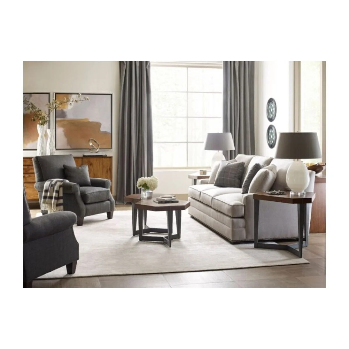 Synergy Triangulate Lamp Table End tables Brown 7