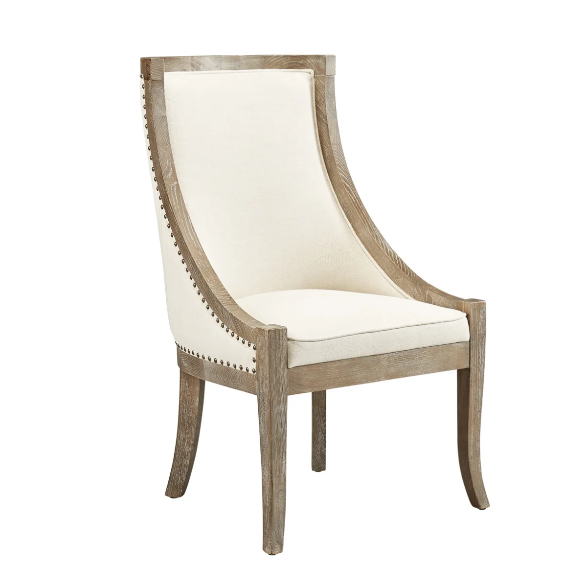 Linen Scoop Chair Chairs Chairs 4