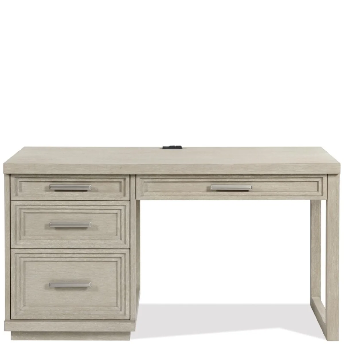 Single Pedestal Desk Desks Cream 6