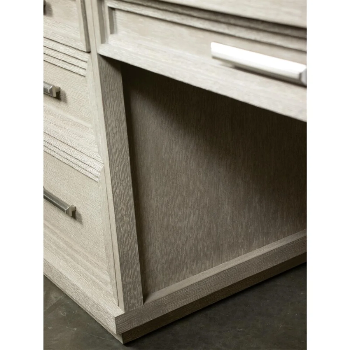 Single Pedestal Desk Desks Cream 17