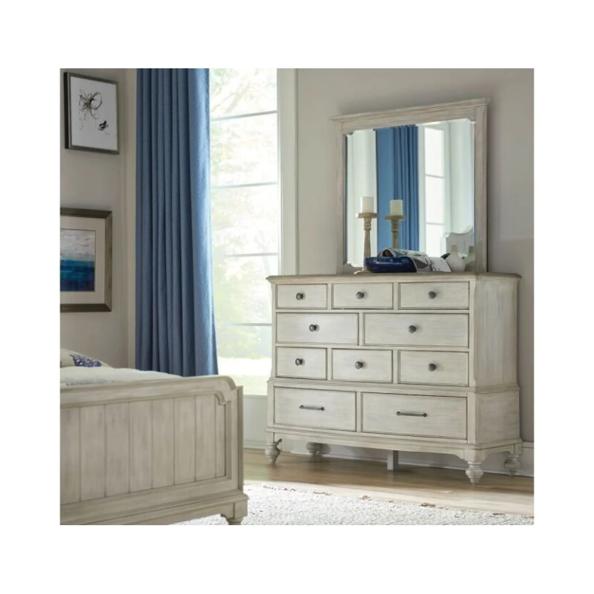 Litchfield Cotswold Landscape Mirror Bedroom Mirrors American Drew 6