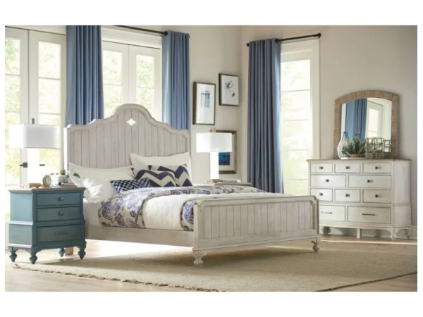 Litchfield Laurel Panel Queen Bed Complete Beds American Drew
