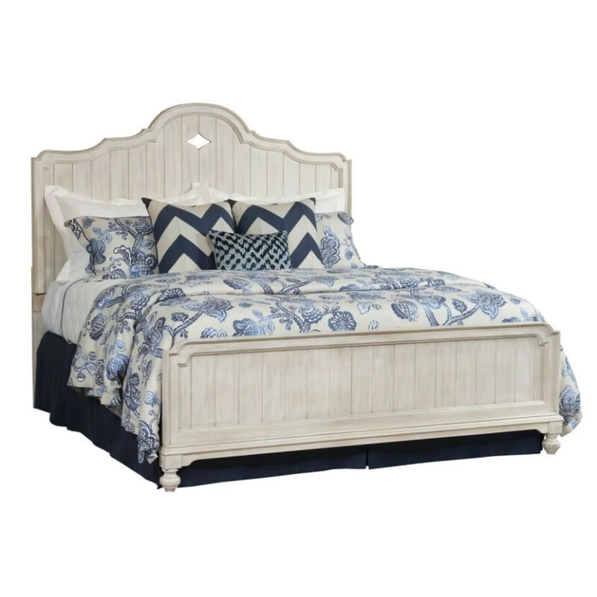 Litchfield Laurel Panel King Bed Complete Beds American Drew 8