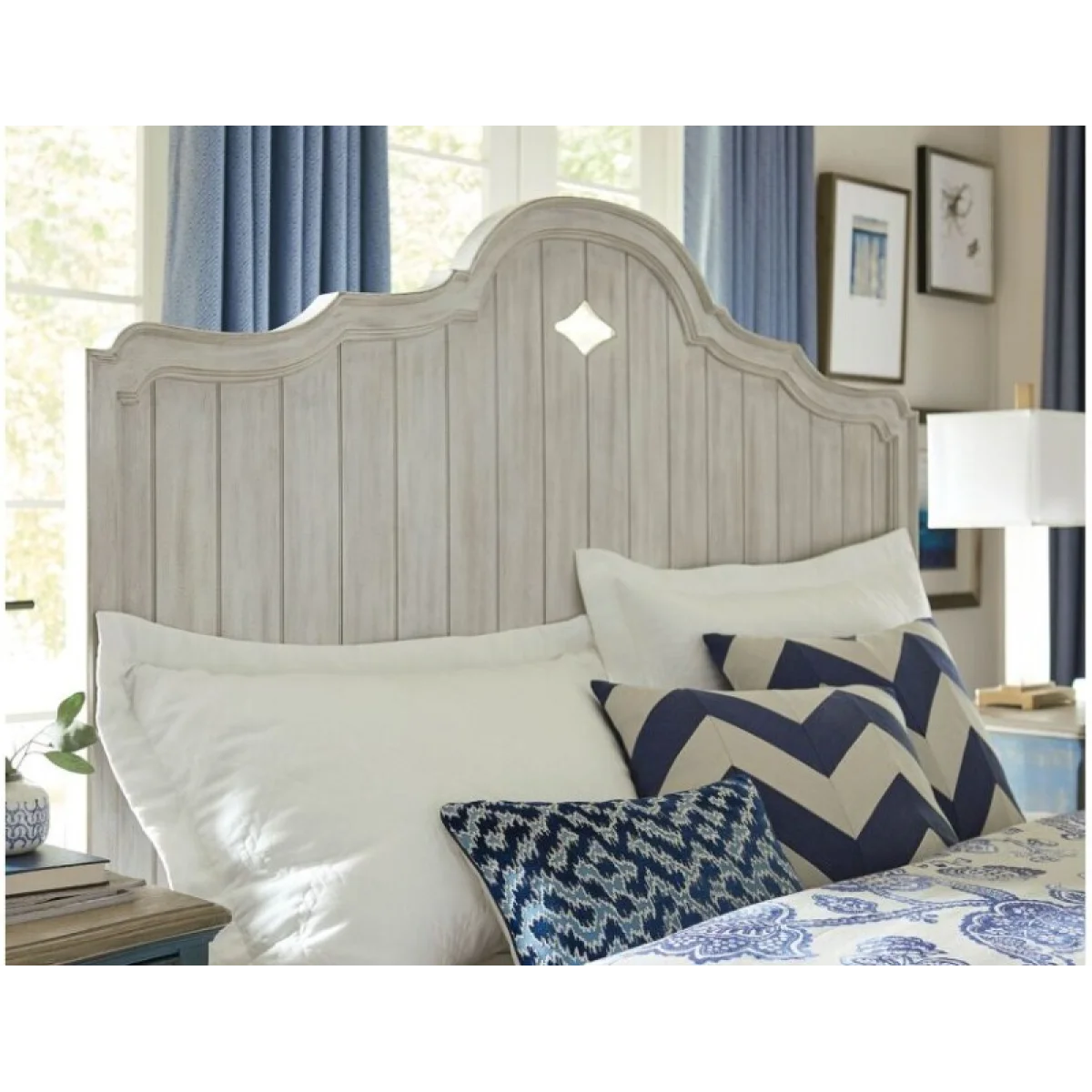 Litchfield Laurel Panel Cal King Bed Complete Beds American Drew 7