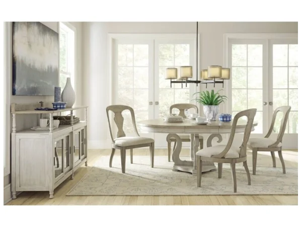 Litchfield Whitby Upholstered Side Chair Driftwood Chairs & Benches American Drew