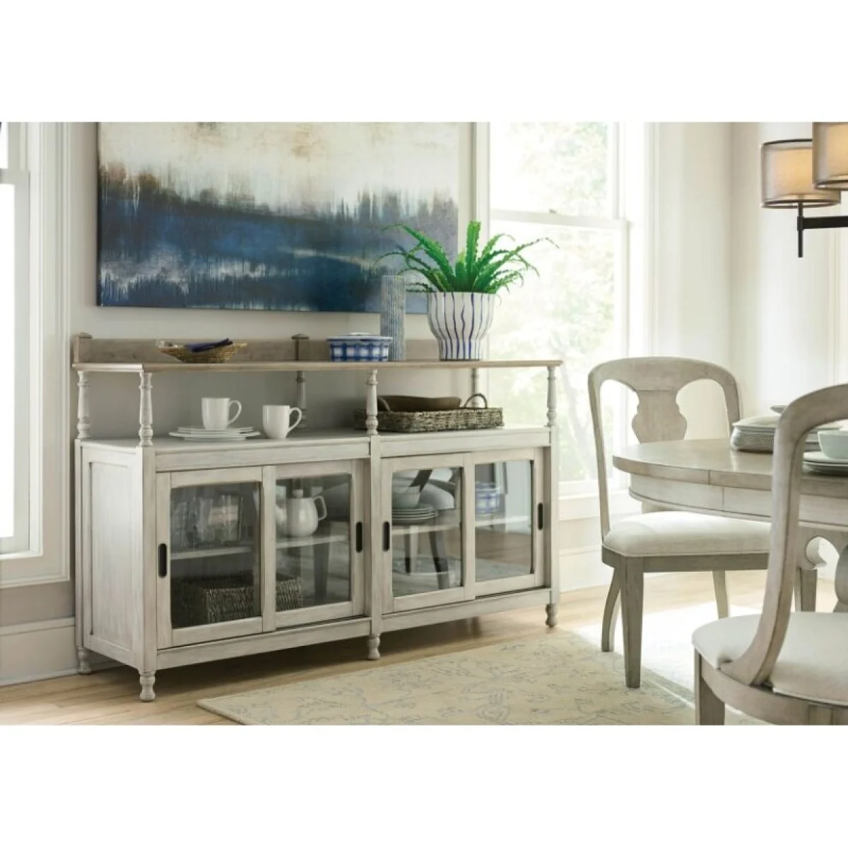 Litchfield Dorset Credenza Dining Storage American Drew 6