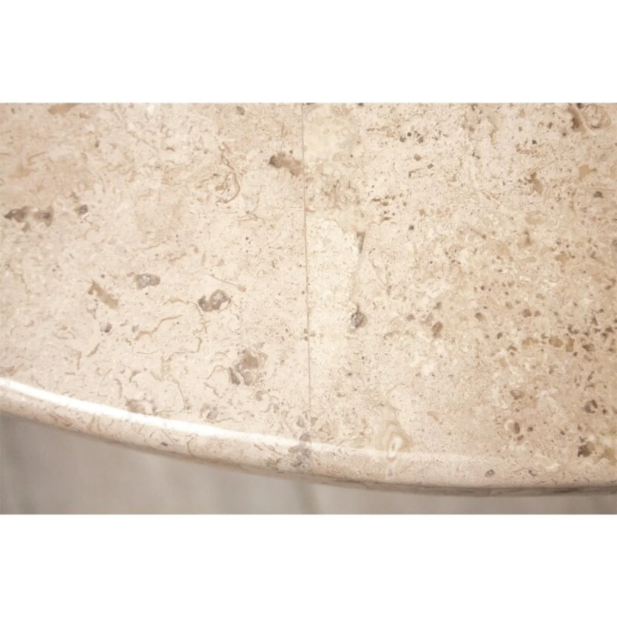 Round Cocktail Table Cocktail & Coffee Tables Alabaster Travertine 10