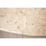Round Cocktail Table Cocktail & Coffee Tables Alabaster Travertine 22