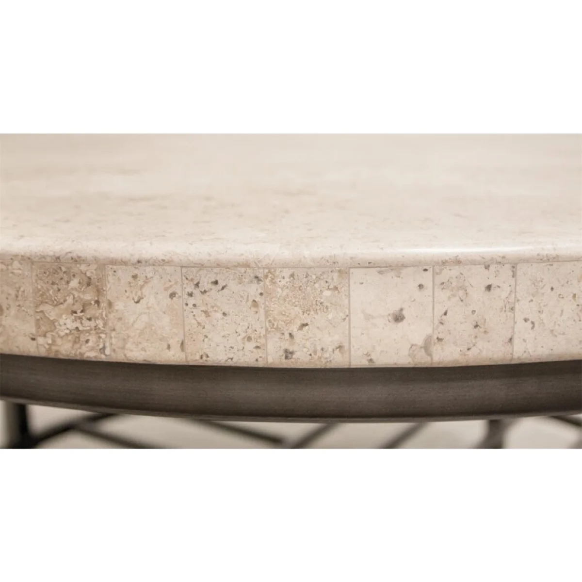 Round Cocktail Table Cocktail & Coffee Tables Alabaster Travertine 14