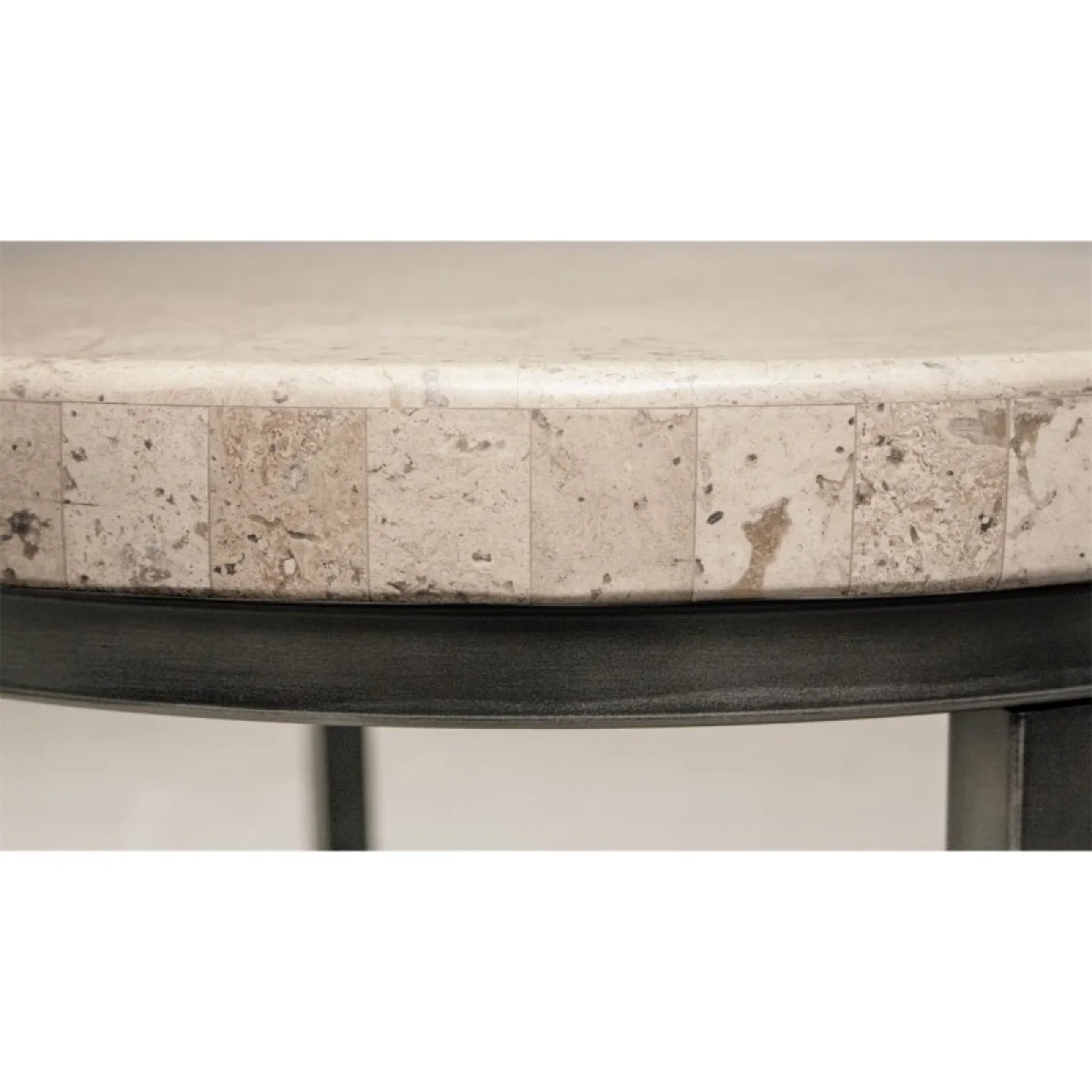 Round End Table End tables Alabaster Travertine 13