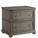 Lateral File Cabinet Office Storage Brown 17